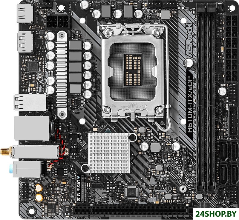 Материнская плата ASRock H610M-ITX/EDP Материнская плата ASRock H610M-ITX/EDP