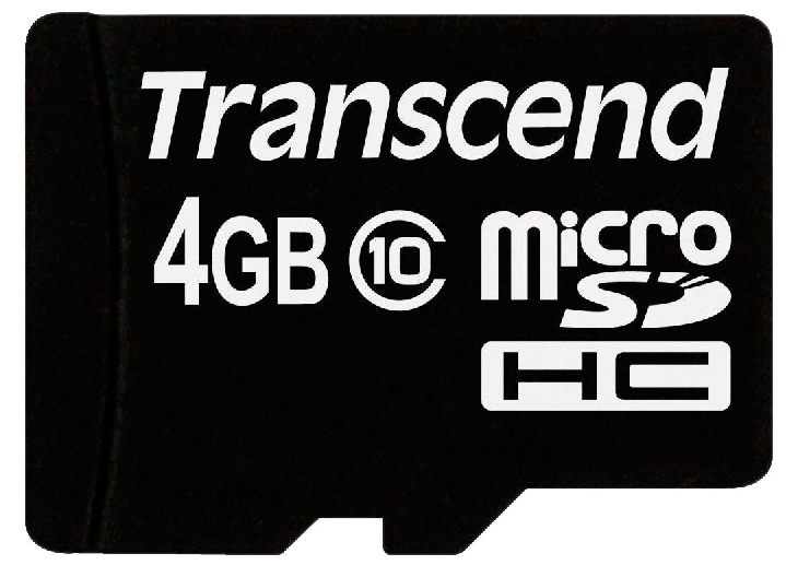 Карта памяти Transcend microSDHC (Class 10) 4GB (TS4GUSDC10) Карта памяти Transcend microSDHC (Class 10) 4GB (TS4GUSDC10)