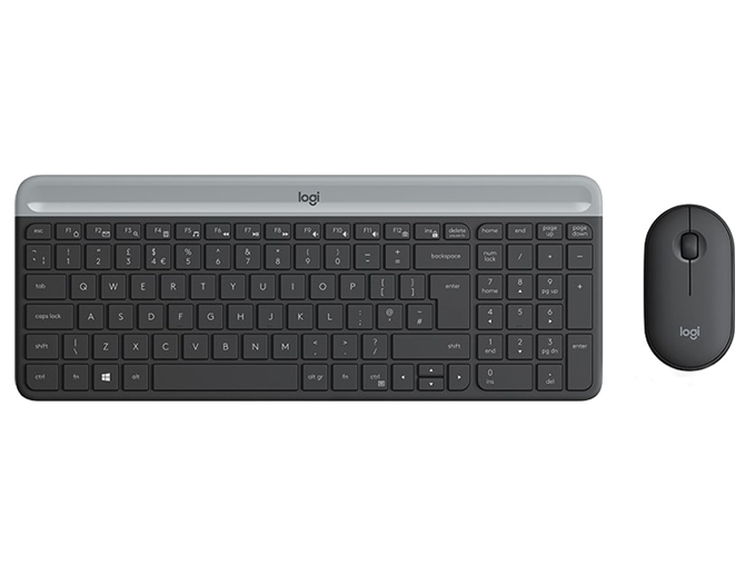 Клавиатура + мышь Logitech MK470 Slim Wireless Combo (920-009206) Клавиатура + мышь Logitech MK470 Slim Wireless Combo (920-009206)