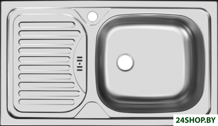 Кухонная мойка Ukinox CLM760.435 GW6K 1R (с сифоном) Кухонная мойка Ukinox CLM760.435 GW6K 1R (с сифоном)