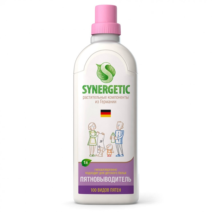 Пятновыводитель SYNERGETIC 1л Пятновыводитель SYNERGETIC 1л
