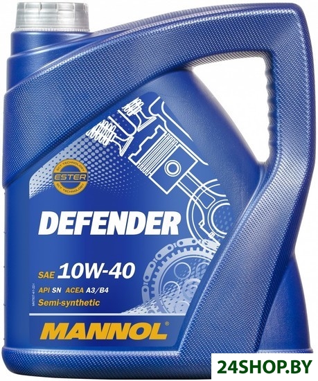 Моторное масло Mannol Defender 10W-40 4л Моторное масло Mannol Defender 10W-40 4л