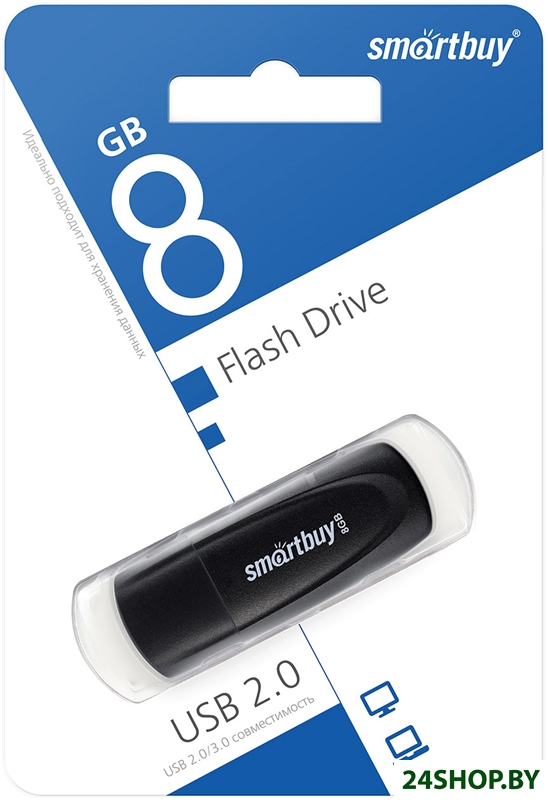 USB Flash SmartBuy Scout 8GB (черный) USB Flash SmartBuy Scout 8GB (черный)