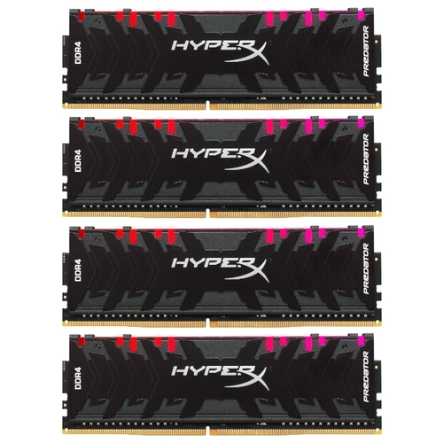 Оперативная память HyperX Predator DDR4 DIMM 32Gb KIT4*8Gb HX430C15PB3AK4/32 Оперативная память HyperX Predator DDR4 DIMM 32Gb KIT4*8Gb HX430C15PB3AK4/32