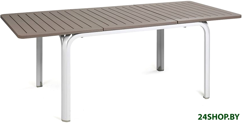 Стол Nardi Alloro 140 Extensible 4275310000 (tortora/bianco) Стол Nardi Alloro 140 Extensible 4275310000 (tortora/bianco)