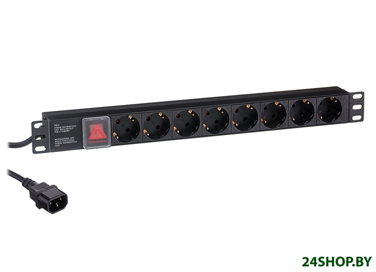 Блок розеток ExeGate ServerPro PDU-19H608 Al-6S-EU2CU-SW-SPD1 Блок розеток ExeGate ServerPro PDU-19H608 Al-6S-EU2CU-SW-SPD1
