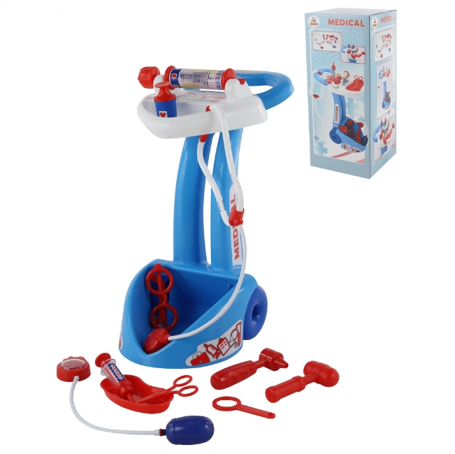 Игровой набор Полесье Доктор №10 (10 элементов) (в коробке) (68613) Игровой набор Полесье Доктор №10 (10 элементов) (в коробке) (68613)