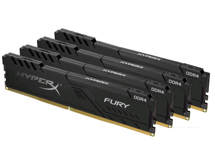 Оперативная память HyperX Fury 4x16GB DDR4 PC4-21300 HX426C16FB3K4/64 Оперативная память HyperX Fury 4x16GB DDR4 PC4-21300 HX426C16FB3K4/64