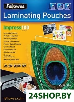 Пленка для ламинирования Fellowes Laminating Pouch А4, 100 мкм, 100 л Пленка для ламинирования Fellowes Laminating Pouch А4, 100 мкм, 100 л