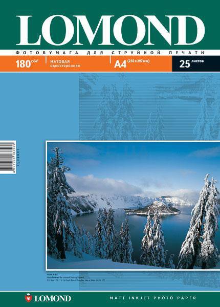 Фотобумага LOMOND матовая односторонняя 4x6 180 г/кв.м. 50 л (0102088) Фотобумага LOMOND матовая односторонняя 4x6 180 г/кв.м. 50 л (0102088)