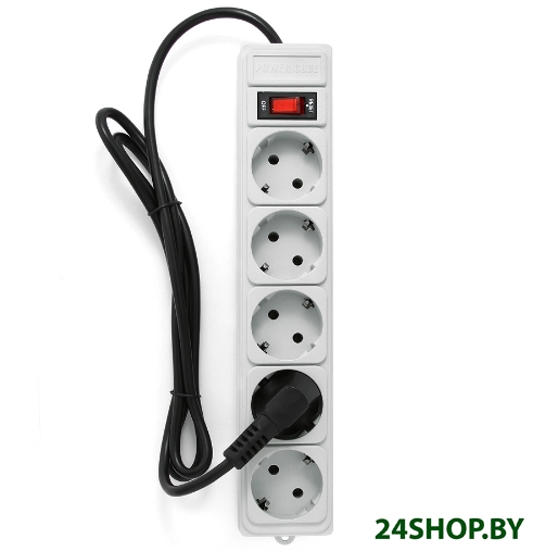 Сетевой фильтр Powercube PG-B-6 1.4 м (5 розеток) (серый) Сетевой фильтр Powercube PG-B-6 1.4 м (5 розеток) (серый)