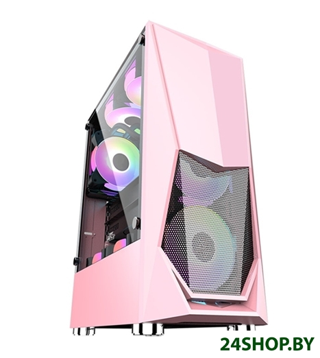 Корпус 1stPlayer DK-3 DK-3-PK-3G6 Pink Корпус 1stPlayer DK-3 DK-3-PK-3G6 Pink