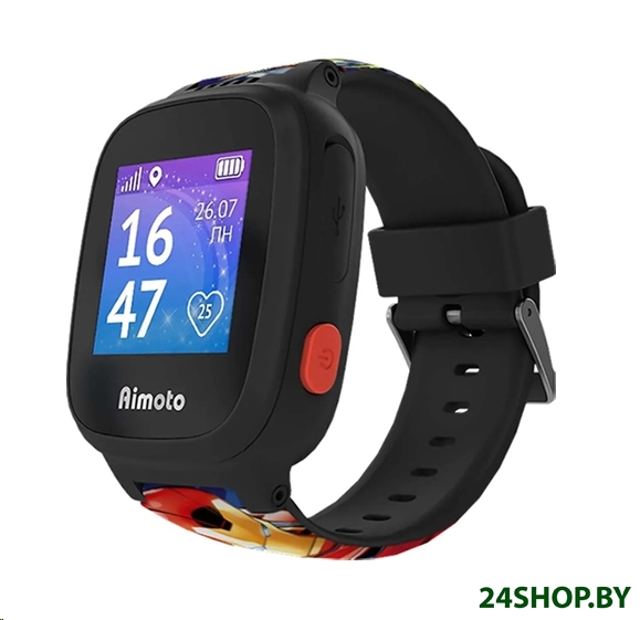 Умные часы Aimoto Kid Mini Супергерои (черный) Умные часы Aimoto Kid Mini Супергерои (черный)