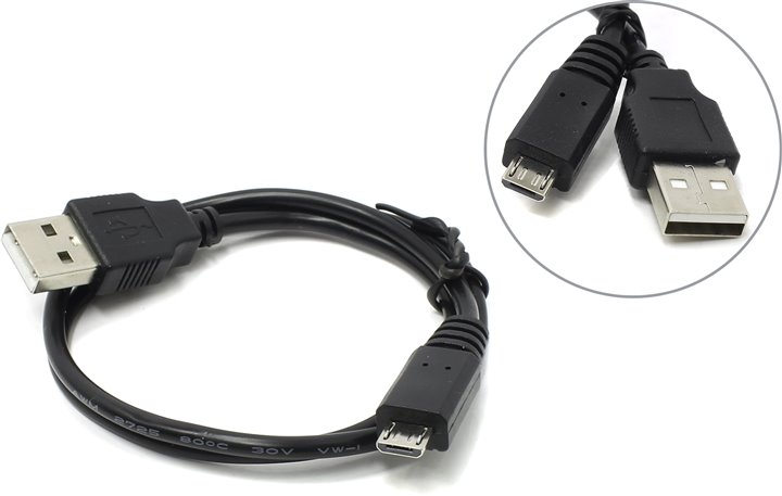 Кабель ExeGate USB 2.0 AM-micro-B (0.5 м) (EX205298RUS) Кабель ExeGate USB 2.0 AM-micro-B (0.5 м) (EX205298RUS)