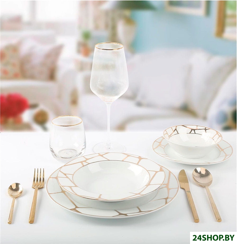 Набор тарелок Arya Elegant Orlena 8680943109552 Набор тарелок Arya Elegant Orlena 8680943109552