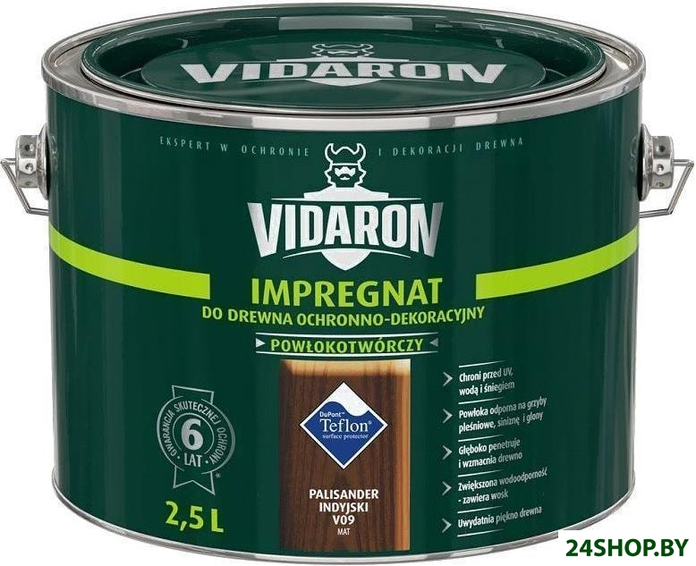 Пропитка Vidaron Impregnant V09 2.5 л (индийский палисандр) Пропитка Vidaron Impregnant V09 2.5 л (индийский палисандр)