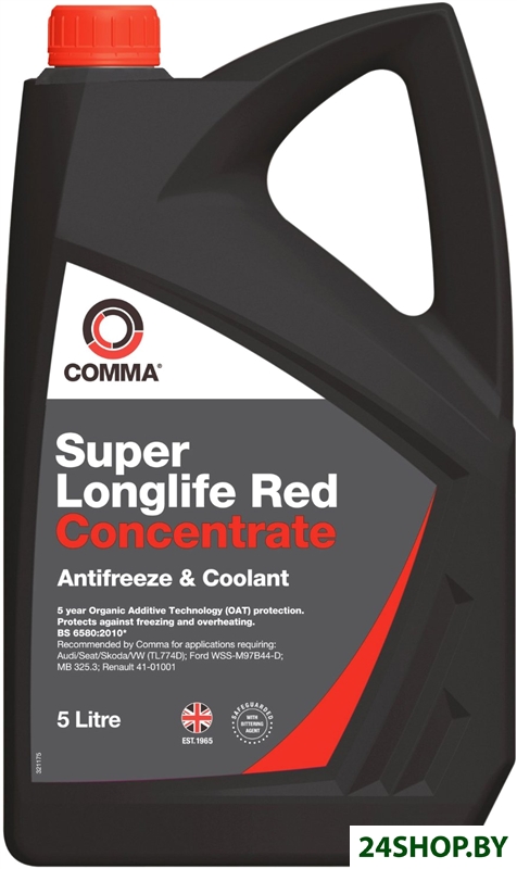 Comma Super Longlife Red - Concentrated Antifreeze 5л Comma Super Longlife Red - Concentrated Antifreeze 5л