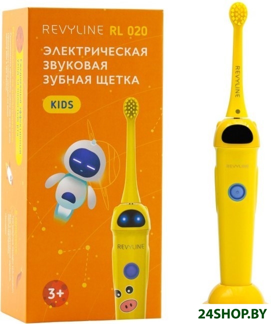 Электрическая зубная щетка Revyline RL 020 Kids (желтый) Электрическая зубная щетка Revyline RL 020 Kids (желтый)