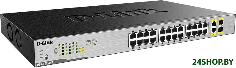 Неуправляемый коммутатор D-Link DGS-1026MP/B2A Неуправляемый коммутатор D-Link DGS-1026MP/B2A