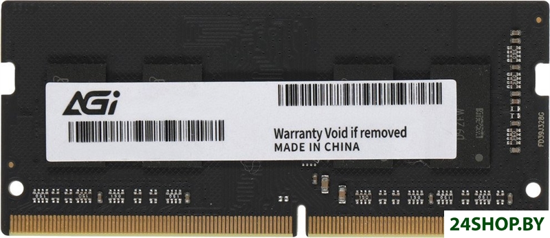 Оперативная память AGI 8ГБ DDR4 SODIMM 3200 МГц AGI320008SD138 Оперативная память AGI 8ГБ DDR4 SODIMM 3200 МГц AGI320008SD138