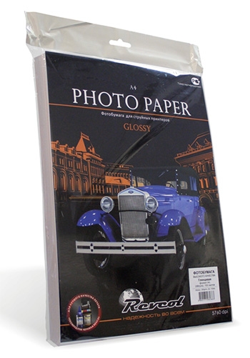 Фотобумага Revcol глянцевая двухсторонняя A4 200г/м2 50 л (128804) Фотобумага Revcol глянцевая двухсторонняя A4 200г/м2 50 л (128804)
