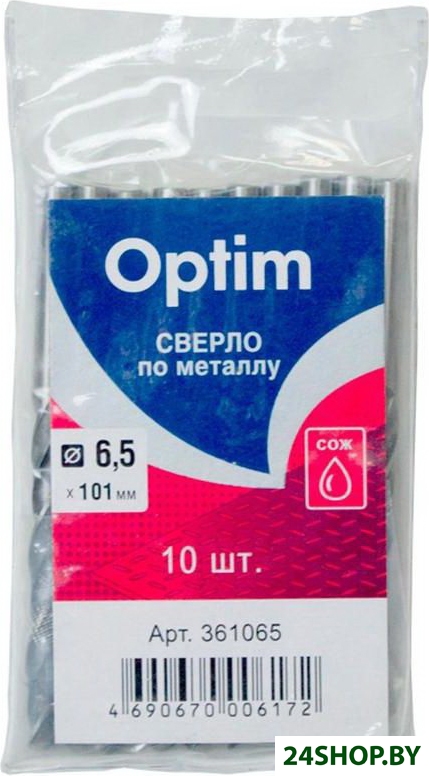 Набор сверл Optim 361065 (10 шт) Набор сверл Optim 361065 (10 шт)