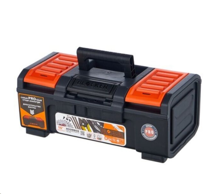 Ящик для инструментов Blocker Boombox BR3941 (черный/оранжевый) Ящик для инструментов Blocker Boombox BR3941 (черный/оранжевый)