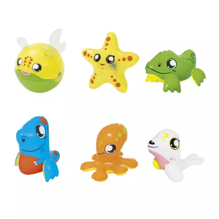 Надувная игрушка для плавания Bestway Bath Puffy Pals 34030 (цвет в ассортименте) Надувная игрушка для плавания Bestway Bath Puffy Pals 34030 (цвет в ассортименте)