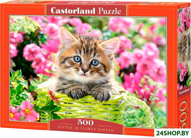 Пазл Castorland Котенок в саду Пазл Castorland Котенок в саду