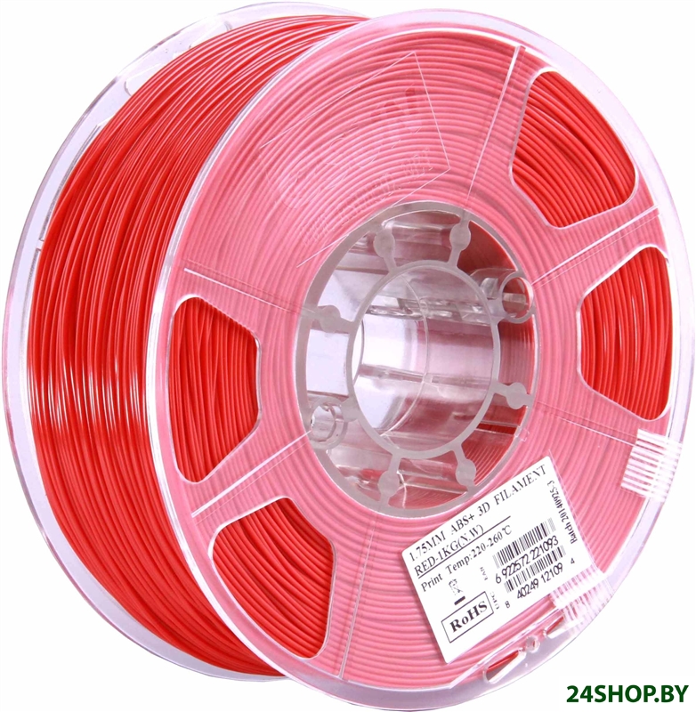 eSUN ABS+ 1.75 мм 1000 г (красный) eSUN ABS+ 1.75 мм 1000 г (красный)