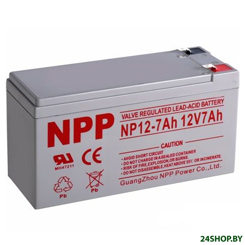 Аккумулятор для ИБП NPP NP12-7Ah (F2) Аккумулятор для ИБП NPP NP12-7Ah (F2)