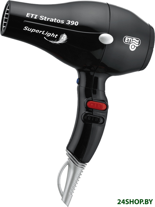 Фен ETI Stratos Superlight 390 (черный) Фен ETI Stratos Superlight 390 (черный)