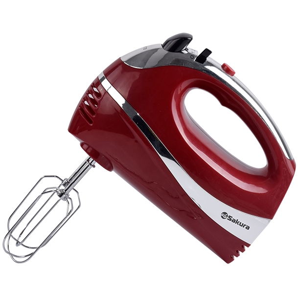Миксер Sakura SA-6309RC (красный/хром) Миксер Sakura SA-6309RC (красный/хром)