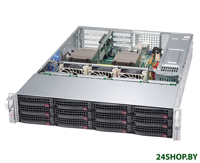 Корпус Supermicro SuperChassis CSE-826BAC4-R1K23WB 1200W Корпус Supermicro SuperChassis CSE-826BAC4-R1K23WB 1200W