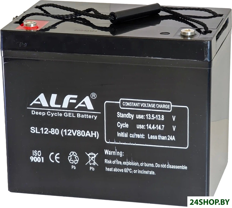 Тяговый аккумулятор ALFA 12V-80Ah(C20) L+ (80 А·ч) Тяговый аккумулятор ALFA 12V-80Ah(C20) L+ (80 А·ч)