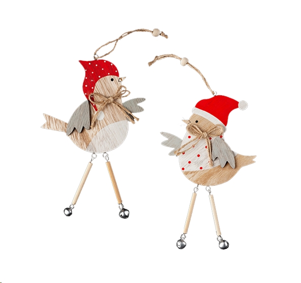 Игрушка Erich Krause Decor Птица ножки-бубенчики (51104) Игрушка Erich Krause Decor Птица ножки-бубенчики (51104)