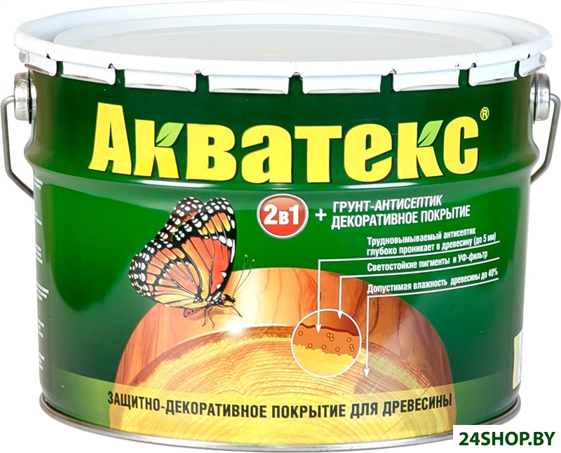 Пропитка Акватекс Пропитка на алкидной основе (орех, 10 л) Пропитка Акватекс Пропитка на алкидной основе (орех, 10 л)