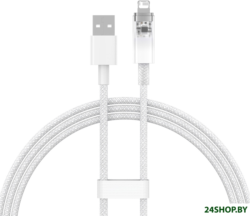 Кабель Baseus Explorer Series Fast Charging Cable with Smart Temperature Control 2.4A USB Type-A - L Кабель Baseus Explorer Series Fast Charging Cable with Smart Temperature Control 2.4A USB Type-A - L