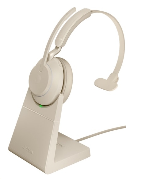 Наушники Jabra Evolve2 65 UC Mono USB-A Desk (бежевый) Наушники Jabra Evolve2 65 UC Mono USB-A Desk (бежевый)