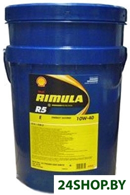 Моторное масло Shell Rimula R5 E 10W-40 20л Моторное масло Shell Rimula R5 E 10W-40 20л
