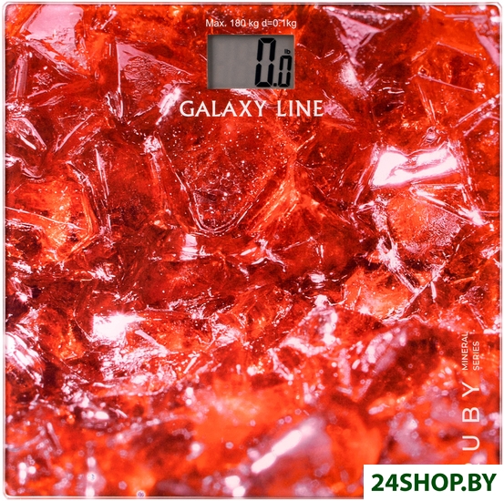 Напольные весы Galaxy Line GL4819 (рубин) Напольные весы Galaxy Line GL4819 (рубин)