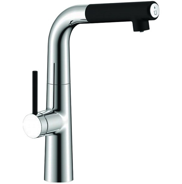 Смеситель IDDIS Pure PURSBFBi05 (хром/черный) Смеситель IDDIS Pure PURSBFBi05 (хром/черный)