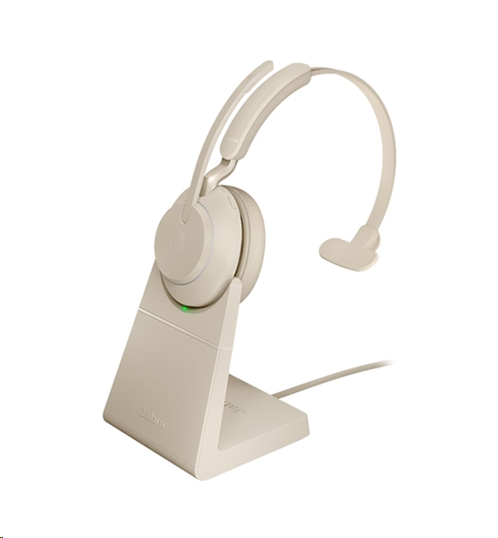 Наушники Jabra Evolve2 65 UC Mono USB-С Desk (бежевый) Наушники Jabra Evolve2 65 UC Mono USB-С Desk (бежевый)