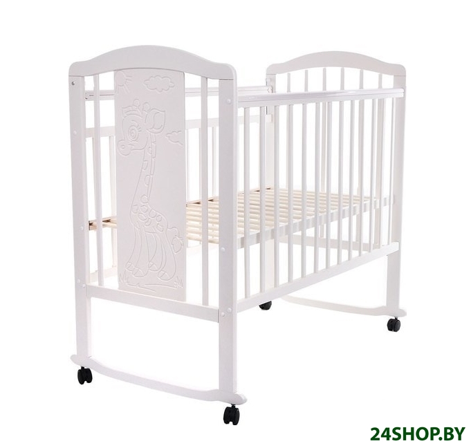 Детская кроватка Pituso Noli Жирафик J-502 (белый) Детская кроватка Pituso Noli Жирафик J-502 (белый)