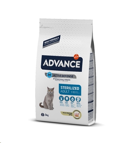 Сухой корм для кошек Advance Sterilized Adult Turkey 15 кг Сухой корм для кошек Advance Sterilized Adult Turkey 15 кг
