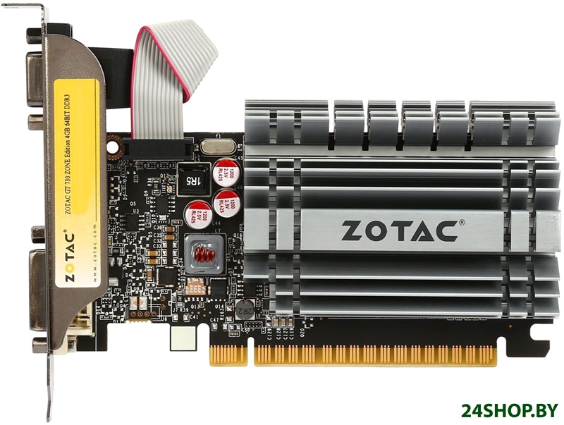 Видеокарта ZOTAC GeForce GT 730 4GB DDR3 Zone Edition ZT-71115-20L Видеокарта ZOTAC GeForce GT 730 4GB DDR3 Zone Edition ZT-71115-20L