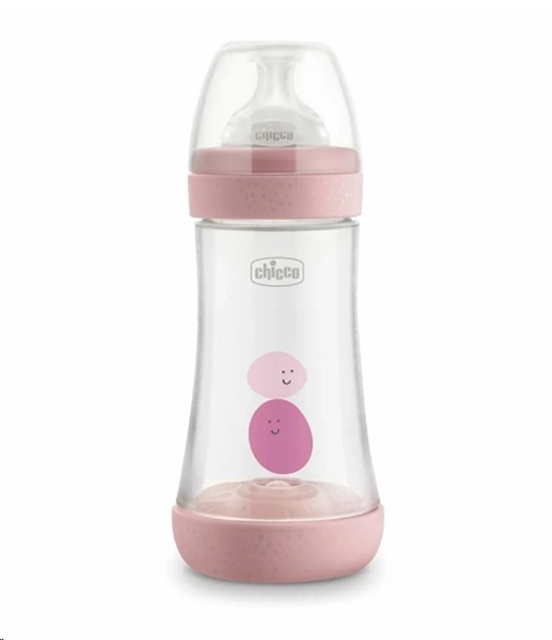 Бутылочка Chicco Perfect5 Girl 240 мл 2 м+ (8058664122028) Бутылочка Chicco Perfect5 Girl 240 мл 2 м+ (8058664122028)