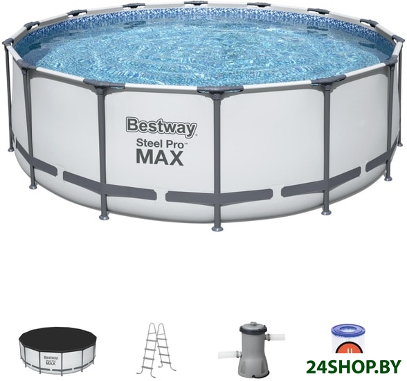 Бассейн с набором Bestway Steel Pro Max 5612X (427х122 см) Бассейн с набором Bestway Steel Pro Max 5612X (427х122 см)