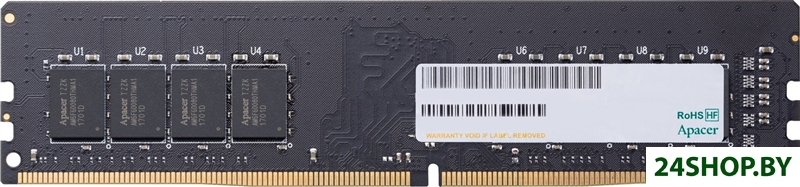 Оперативная память Apacer 16ГБ DDR4 3200 МГц AU16GGB32CSBBGH Оперативная память Apacer 16ГБ DDR4 3200 МГц AU16GGB32CSBBGH