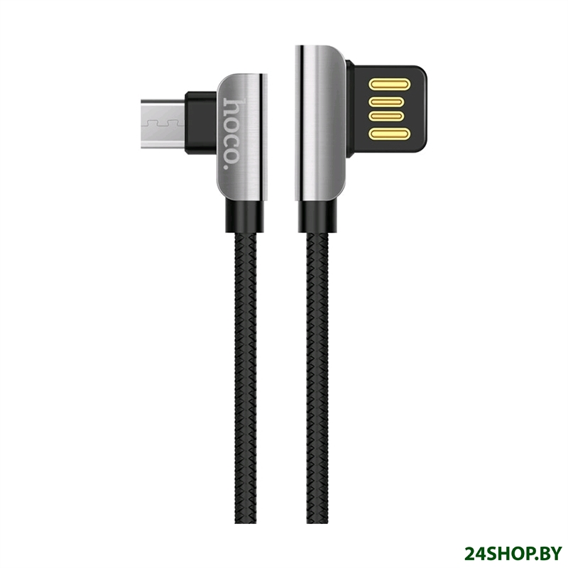 Кабель Hoco U42 microUSB (черный) Кабель Hoco U42 microUSB (черный)